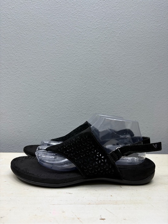 Vionic Shoes - Vionic Black Suede Nikki Sandals Size 10